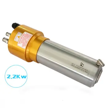 

2.2kw ISO20 holder, high-end water-cooled automatic tool change machining spindle, frequency 800-1000Hz speed 24000-30000rpm
