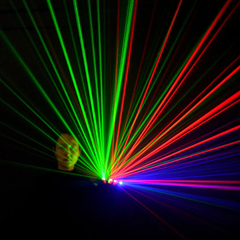 RGB перезаряжаемые лазерные перчатки 2 в 1 DJ KTV для сцсветильник щения праздничного