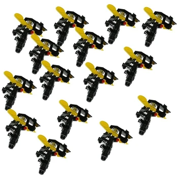 

15Pcs 1/2Inch Heavy Duty Plastic Impact Head Sprinkler 25-360 Degree