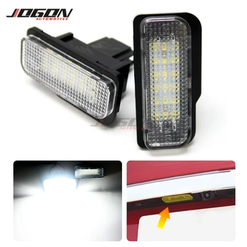 

LED Rear Trunk Number License Plate Light White Tip Light Flashlight For Tesla Model S 2012 - 2018 Car Accessories