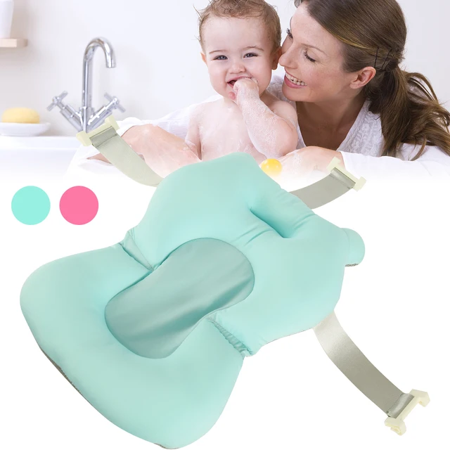 Infant Baby Bath Pad Newborn Shower Portable Air Cushion Bed Babies Non-Slip Bathtub Mat Safety Security Bath Seat Dropshipping 5