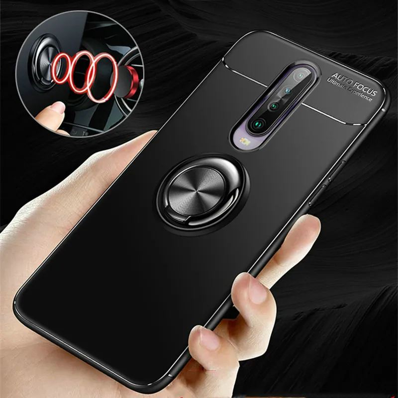 Мягкий Силиконовый противоударный чехол для POCOPHONE POCO X2 телефона металлический