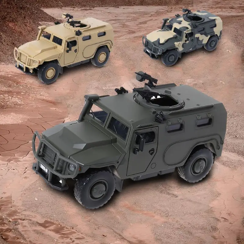 1:32 Сплав моделирование бронированный автомобиль игрушечные машинки модель светильник музыка тянуть назад мальчик подарок