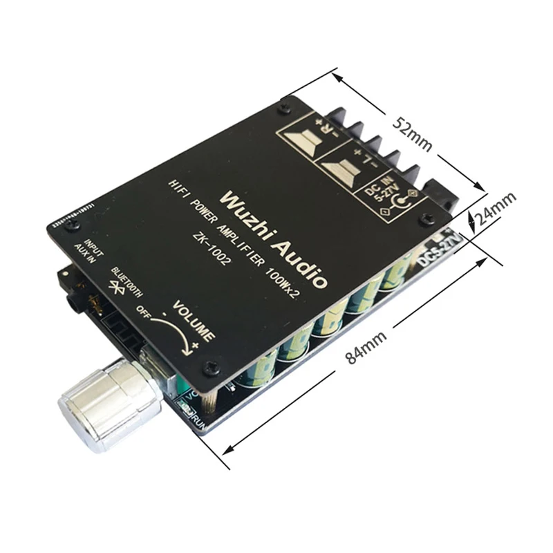Bluetooth 5,0 2*100 Вт TPA3116 цифровой аудио усилитель мощности HiFi стерео TPA3116D2 Класс D Aux Плата усилителя для динамиков 50 Вт~ 300 Вт