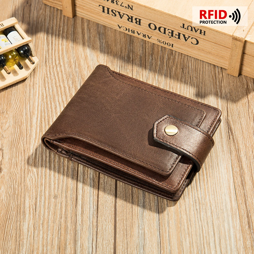 Mva 2020 Fashion Men Leather Wallet Rfid Nfc Credit Id Card Holder Anti Theft Bussiness Wallets Vintage Money Case Purse Wallets Aliexpress