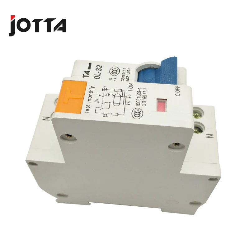 DPNL 1P+ N 16A/20A/25A/32A/63A 230V~ 50 HZ/60 HZ автоматический выключатель с перегрузкой по току и защитой от утечки RCBO