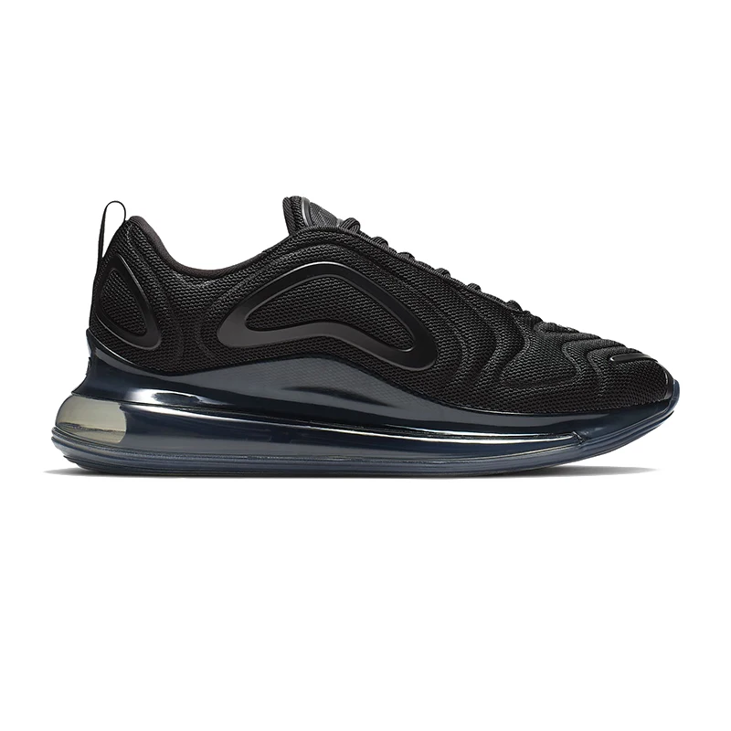 Оригинальные мужские кроссовки Nike Air Max 720, новинка, модные кроссовки для фитнеса, черные, для отдыха, низкие, дизайнерская обувь, AO2924-007