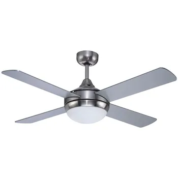 

Nickel Marea Ceiling fan with light