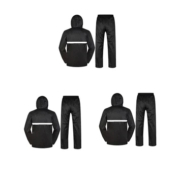 

NEW-Reflective Raincoat - Sanitation Worker Clothes Thickening Adult Split Outdoor Labor Insurance Waterproof Overalls Raincoat