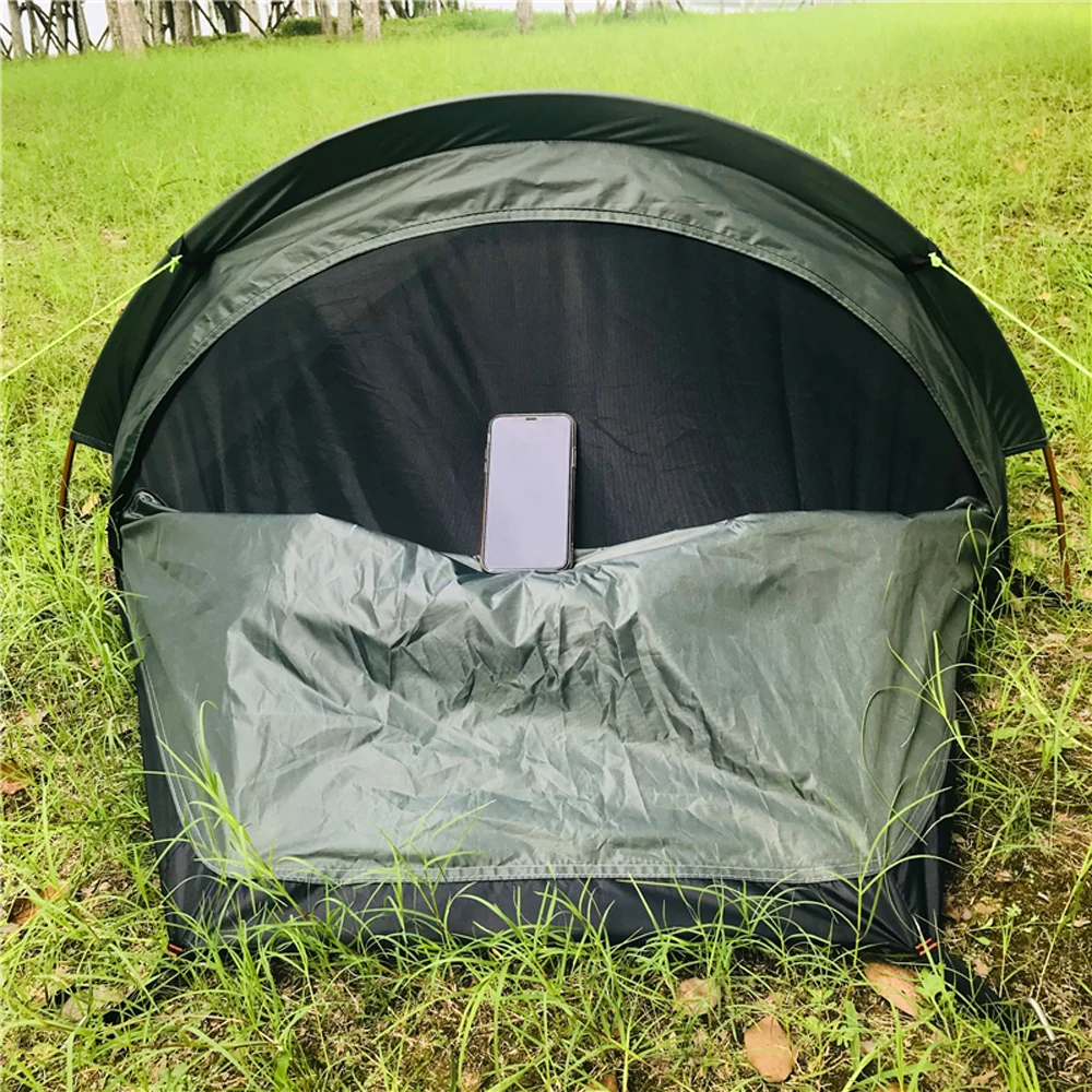 Ultralight Tent Backpacking Tent Outdoor Camping Sleeping Bag Lightweight Single Person Bivvy Bag Tent