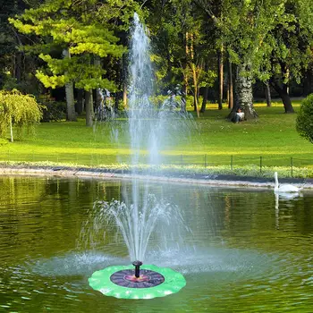 

Solar Fountain Pump Lotus-shaped Waterproof Solar Panel Water Pump Kit For Pond Pool Garden