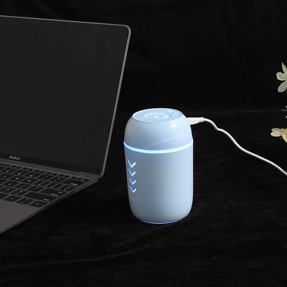 3 в 1 USB увлажнитель воздуха мини увлажнитель воздуха автомобильный светодиодный светильник мини USB вентилятор Ночной светильник дизайн