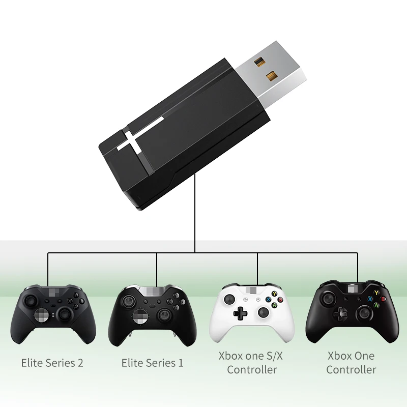

PC Wireless Adapter USB Receiver For Xbox One 2nd Generation Adapters Adaptador Controller for Windows 7/8/10 Laptops PC