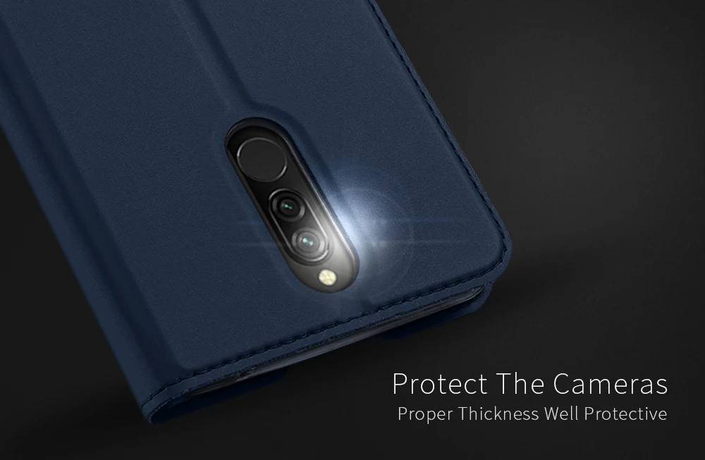 Чехол-книжка для Xiaomi mi Red mi 8, чехол-кошелек с подставкой из искусственной кожи и ТПУ, мягкий чехол-бампер, держатель для кредитных карт, чехол для телефона