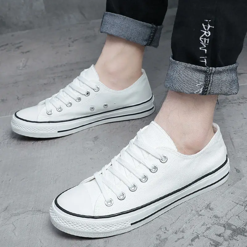 Модная женская обувь; Новинка года; белая парусиновая Обувь На Шнуровке; женская повседневная обувь; сезон весна-лето; женские кроссовки для студентов и мужчин; большие размеры