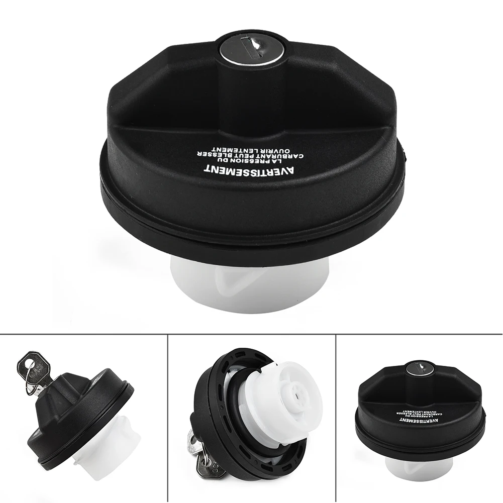 Lockable Gas Fuel Tank Cover For for Jeep for Dodge RAM 1500 2002-2013 Locking Gas Fuel Cap W/2 KEY 5278655AB 2001-16