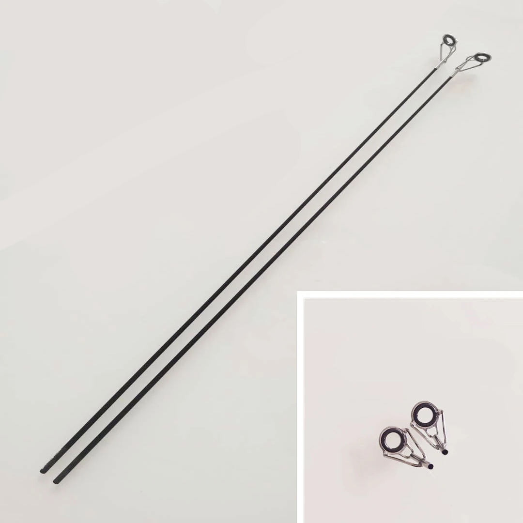 2.6mm-4.6mm 3 Pieces 40cm Sea Rod Slight Fishing Rod Matching Section Fishing Rod Tip Sea Rod Section Solid Sea Rod Repair