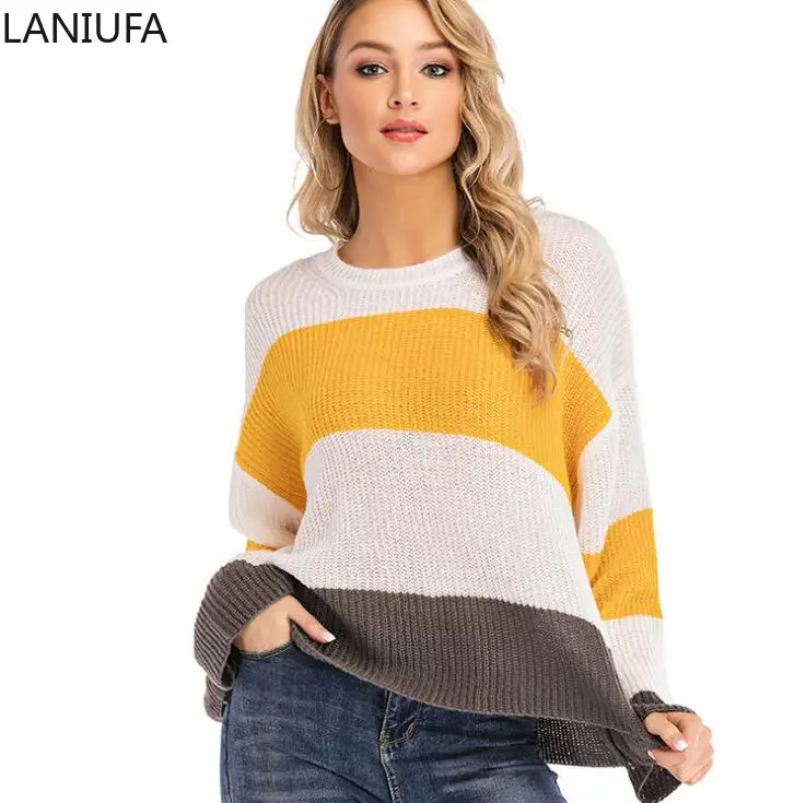 Women o-neck Sweater Pullovers Autumn Women Sweaters Pullover Elasticity Pullovers Soft Sweater Women Casual Sweater mujer  P053