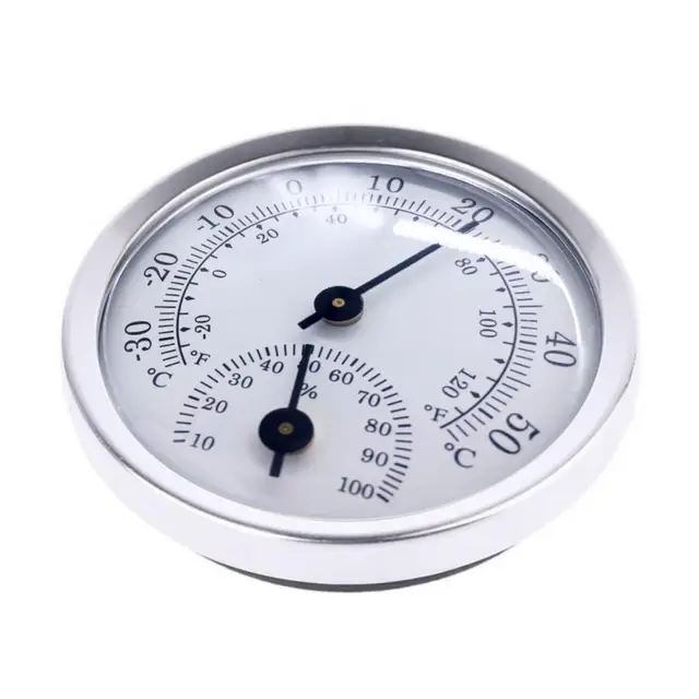 58 Mm -Es Mini Kerek Fal Függő Analóg Hőmérőhőmérséklet Hőmérséklet Páratartalommérő, Amely Alkalmas Szauna Szoba Kiegészítőkre - Image 6