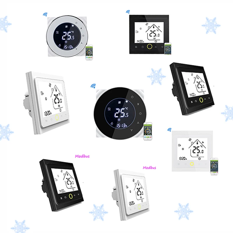 Термостат Wifi/Modbus 3A термостат для полива, подогрев жидкого мыла, диспенсер для зимнего BHT-6000/BHT-002, комнатный регулятор температуры