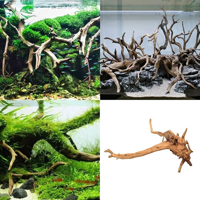 Натуральное дерево ствол корни аквариум рептилия цилиндр украшения имитация изготовления корней растение дерево Орнамент