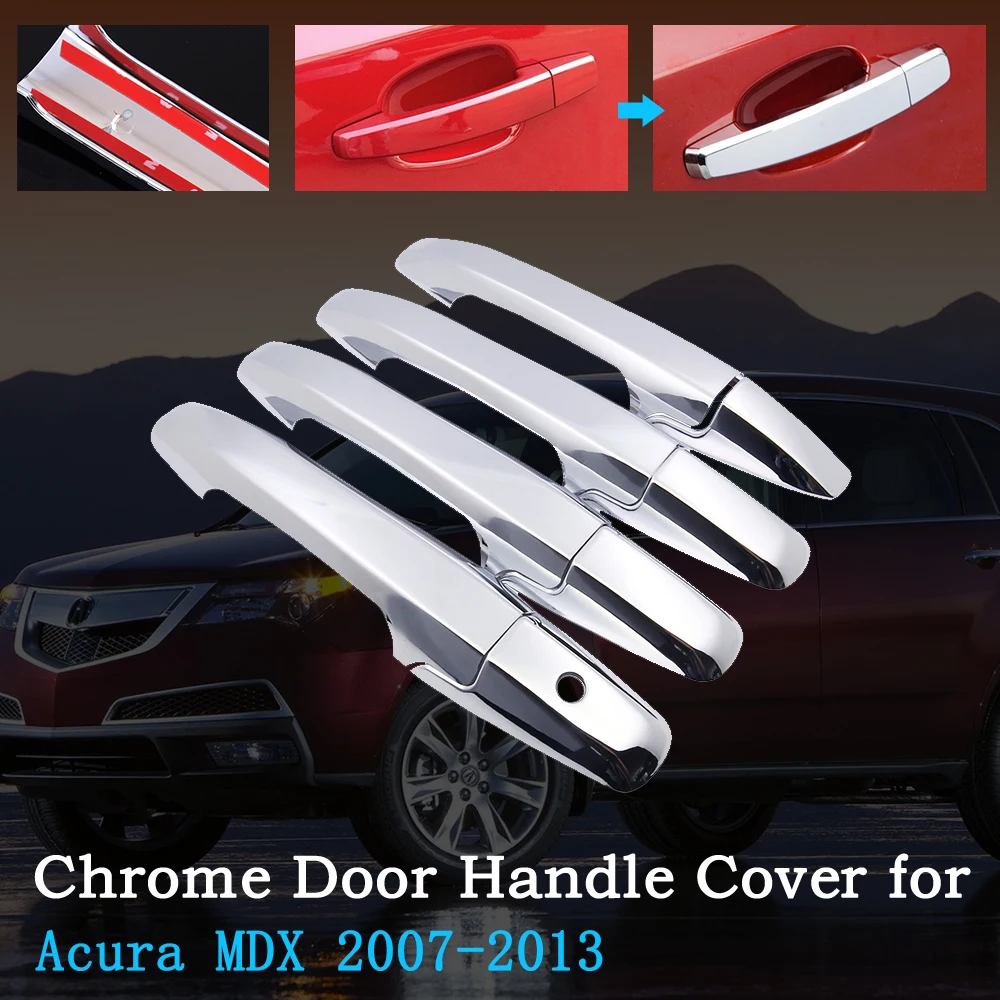 ChromeCarDoorHandleCoverProtectorShellforAcuraMDXYD2MK22007