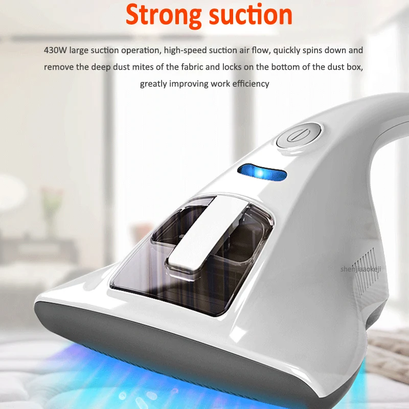 Household electric remove mites instrument Handheld mites vacuum cleaner MH-01 MINI UV sterilizer suction mites device 220v 350w