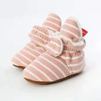 

Newborn Baby Shoes Winter Boots Boy Girl Shoes Child Star First Walkers Slipper Cotton Comfort Soft Anti-slip Warm Crib Infant S