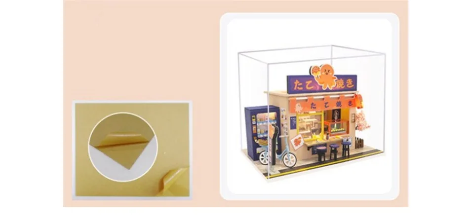 Japanese Style Snack Bar DIY 3D Miniature Kit