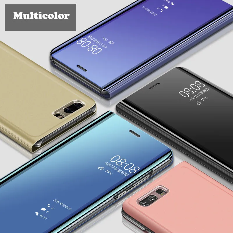 Smart Mirror Flip Case For Huawei P40 P20 P10 P30 Pro Lite Y7 Y6 Y9 P Smart 2019 Mate 30 20 Pro Honor 10 20 Lite 9X 8X Cover