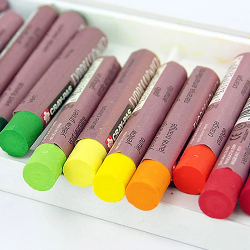 1Set Sakura Cray-Pas Expressionist Oil Pastel XLP 12/16/25/36/50 Assorted Color Optional Children Graffiti Color Crayon Suit