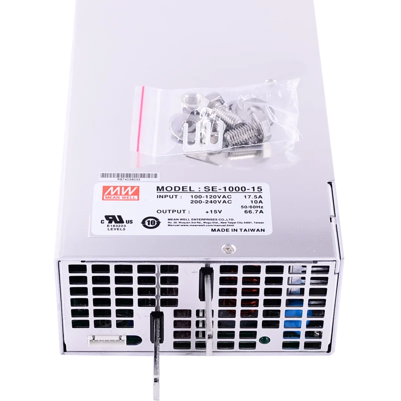 SE-1000-15 Mean Well 1000.5W/66.7A/15V DC Single Output Power Supply meanwell online store