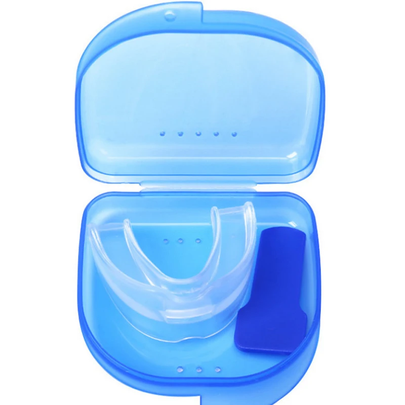 1 Set Snore Stopper Suits Stop Snoring Solution Teeth Brace Mouth Guard Anti Snore Protection Sleeping Molar Protector Aid Tools