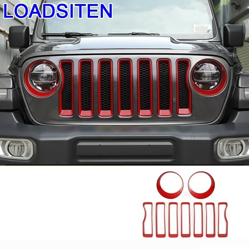 Car Chromium Auto Decorative Modified Grille Door Exterior Accessory Accessories Mouldings Decoration 18 FOR JEEP Wrangler | Автомобили и