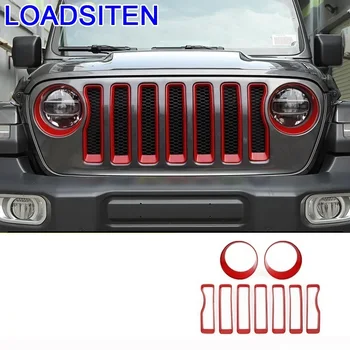 

Car Chromium Auto Decorative Modified Grille Door Exterior Accessory Accessories Mouldings Decoration 18 FOR JEEP Wrangler
