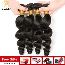 Yavida Indian Hair Loose Wave Hair For Braiding No Tangle Human Hair Weave For Women Free Gifts Vendors Wholesale Price