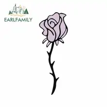 EARLFAMILY 13cm x 13cm Rose Funny Car Stickers RV VAN 3D DIY Fine Decal Bumper Trunk Truck Graphics Vinyl JDM Car Accessories EARLFAMILY 13cm x 13cm Rose Funny Car Stickers RV VAN 3D DIY Fine Decal Bumper Trunk Truck Graphics Vinyl JDM Car Accessories