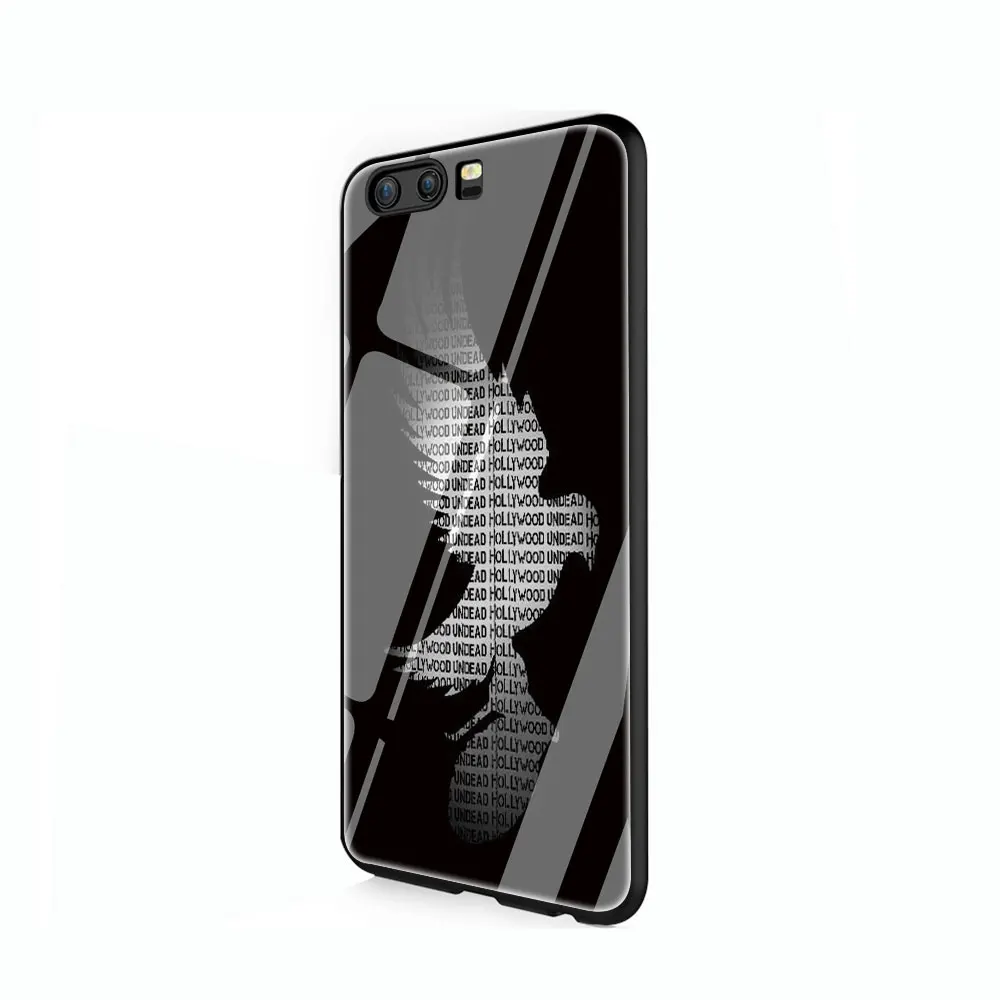 EWAU Голливуд undead закаленное стекло чехол для телефона huawei mate P 10 20 30 Lite Pro Y9 Honor 8X 7A - Цвет: G2