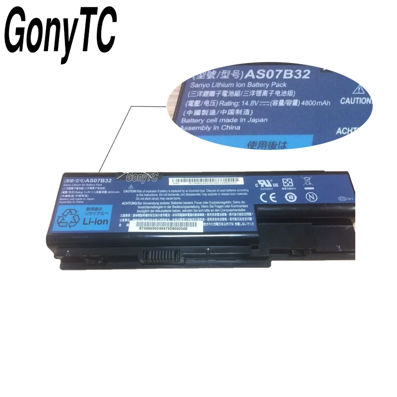 GONYTC 71wh 8 оригинальная ячеечная AS07B32 Батарея для Аккумулятор для ноутбука 5920G AS07B41 AS07B42 AS07B51 AS07B52 AS07B61 AS07B71 AS07B71