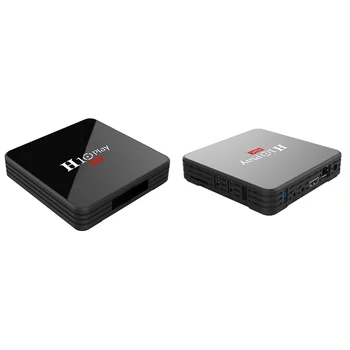 

H10 PLAY Smart TV Box Android 9.0 Allwinner H6 Cortex-A53 Quad Core 64 Bit 4GB RAM/32GB ROM 2.4G WiFi Support TF Card H.265 Deco