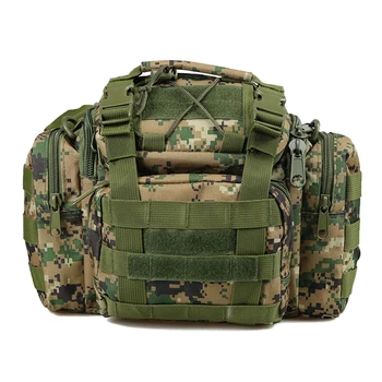 

600D Oxford Cloth Waterproof Tactics Waist Bag Camera Pack Gadget Bag - Jungle Digital