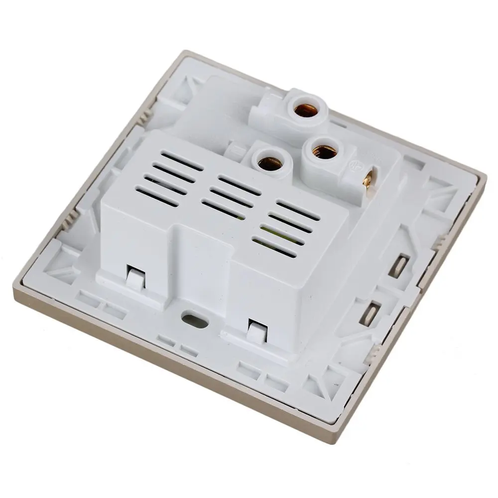AC110-250V 2 USB порт розетка зарядное устройство и переключатель управления и 5 отверстий AC штепсельная розетка панель выходных пластин