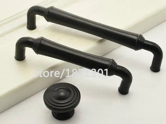 3,7" 5" 6," черный комод ручка для буфета тянет ручки для кухонного шкафа двери ручки для шкафа ретро большой одноцветное 96 мм 128 мм 160 мм