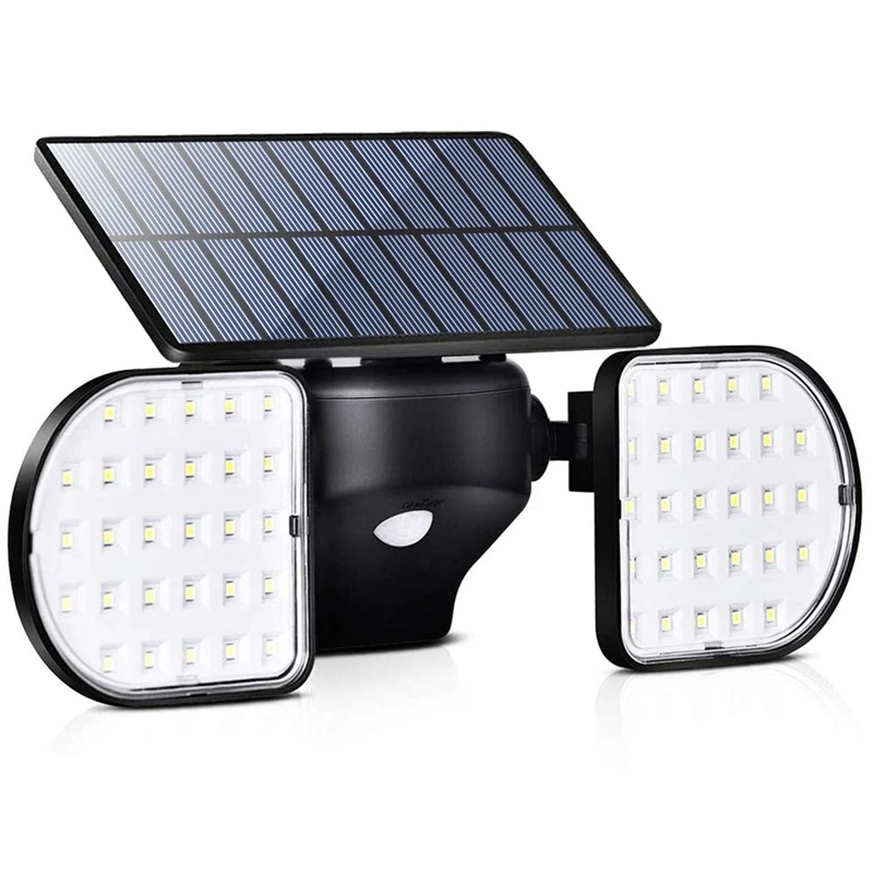 

2PCS Solar Outdoor Motion Sensor Light, 56 LED Solar Outdoor Motion Sensor Wall Light Solar Safety Light Spotlight Waterproof 36