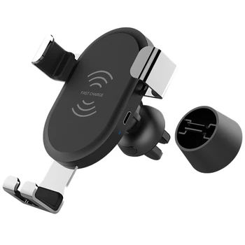 ユニバーサル自動チー車のワイヤレス充電器インテリジェント赤外線センサー高速wirless充電自動車電話ホルダー