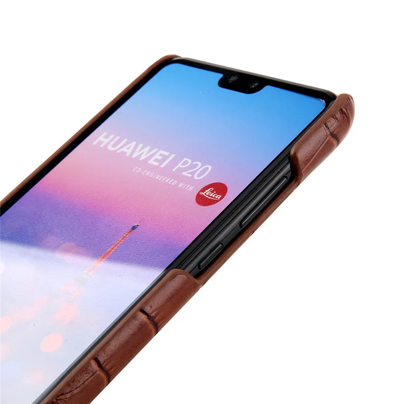 P20 кожаный чехол для huawei P20 Pro Чехол роскошный крокодил P20 задняя крышка тонкий PC P20Pro Coque для huawei P20 Pro Funda чехол s