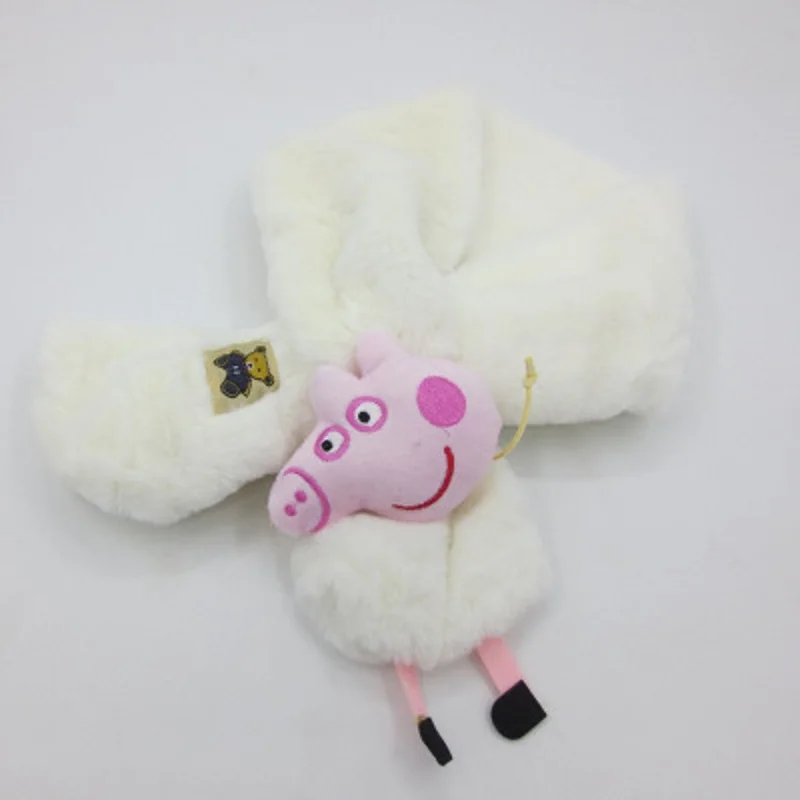 new Peppa Pig Cute cartoon monochrome plush children s bib 3 12 year old students Pig 1 new Peppa Pig Cute cartoon monochrome plush children s bib 3 12 year old students Pig 4