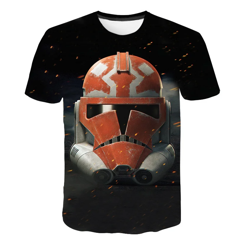 kids T-shirt for the Star Wars cartoon costume movie.Harajuku children funny T-shirt, hot sale boys and girls tops - Цвет: TXX-051