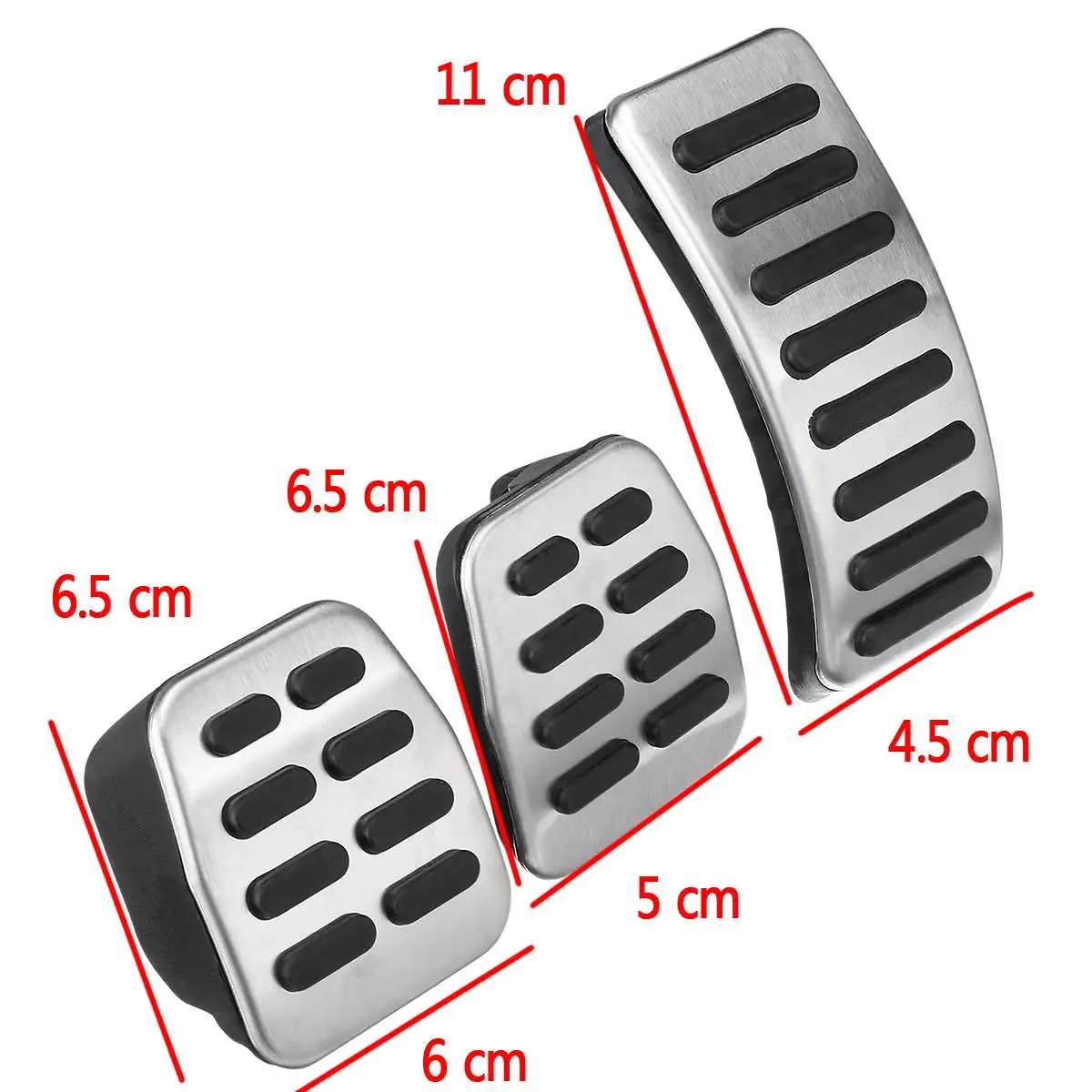 Педаль LHD для Volkswagen Polo Golf 4 Bora для Beetle RSi GTI R32 для Audi A3 SEAT Leon 1 м для Toledo 1L накладка из нержавеющей стали