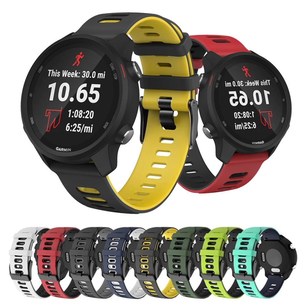 Ремешок для наручных часов Garmin шнур 2 силиконовый спортивный браслет Forerunner 158 245